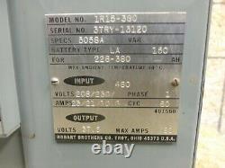 Hobart 1r15-380 Chargeur De Batterie Fourche Type La 208v/230v/460v 1ph 80 Amp Ampli