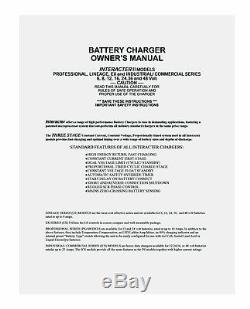 Interacter 36v 20 Batterie Amp Industriel Chargeur / Mainteneur Golf Chariot Élévateur