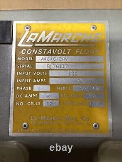 LaMarche Constavolt Float A46-6-24V 120V 3 INPUT AMPS #131G94PR7CO
	<br/>
 

 <br/>
	LaMarche Constavolt Float A46-6-24V 120V 3 AMPS D'ENTRÉE #131G94PR7CO