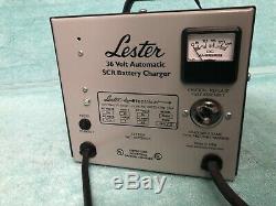 Lester 36v Électrique Automatique Scr Chargeur De Batterie 120v Tennant Clarke Advance