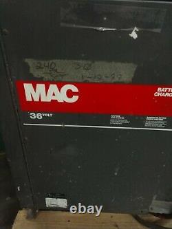 Mac Automac 2200 Chargeur De Batterie Chariot Élévateur 36v 3ph Travaux