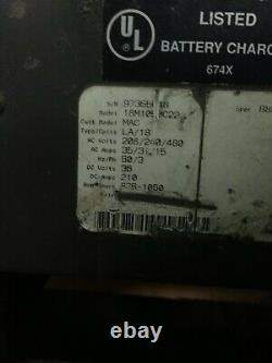Mac Automac 2200 Chargeur De Batterie Chariot Élévateur 36v 3ph Travaux