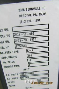 Modèle De Chargeur De Batterie Wg3-18-680