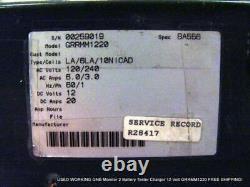 Moniteur de batterie GNB GRRMM1220 d'occasion avec testeur de batterie et chargeur 12 volts - LIVRAISON GRATUITE