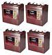 Motif De Trojan T-890 8v 190ah Batterie Au Plomb Inondée De Cycle Profond Gc8 X4