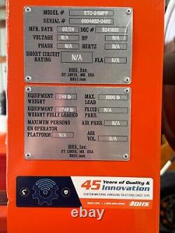 NOUVEAU BHS BTC-24MPP Chariot de transfert de batterie Chariot élévateur Changeur de batterie manuel 24