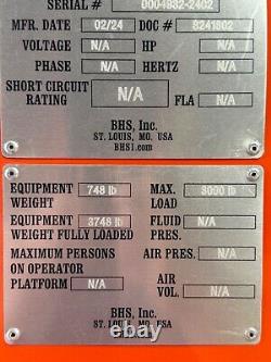 NOUVEAU BHS BTC-24MPP Chariot de transfert de batterie Chariot élévateur Changeur de batterie manuel 24