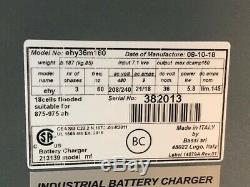 Nouveau Chargeur De Batterie Triphasé De 36 Volts 875 Ampères Heure 208/240/480 Volts Entrée