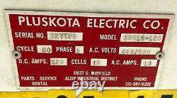 Pluskota Sdr18-120 Chargeur De Batterie De Camion De Levage 18 Cellules 1 Ph 440/500 Acc 120 DC