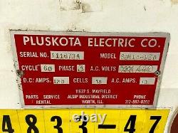 Pluskota Sdr18-120 Chargeur De Batterie De Camion De Levage 18 Cellules 3 Ph 440 Acc