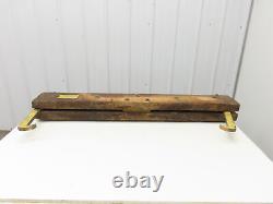 Poutre de levage de batterie de chariot élévateur BHS 6000Lb, largeur ajustable de 27 à 42 pouces avec crochets