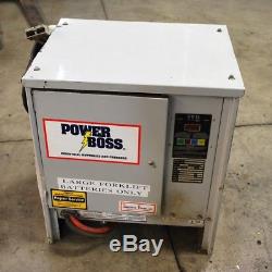 Power Boss Rrep18-1050b3 Chargeur De Batterie De Chariot Élévateur. Ah-1050, DC Out-220a, 36 V