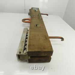 Sackett B6000 Pont élévateur de batterie pour chariot élévateur à fourche avec crochets réglables Capacité de 6000 livres