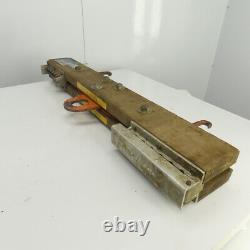 Sackett B6000 Pont élévateur de batterie pour chariot élévateur à fourche avec crochets réglables Capacité de 6000 livres