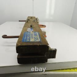 Sackett B6000 Pont élévateur de batterie pour chariot élévateur à fourche avec crochets réglables Capacité de 6000 livres