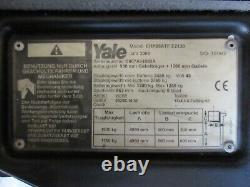 Yale 4,200 Lbs. Chariot Élévateur Électrique - Chargeur Nouvellement Referbished Batterie 48 VDC